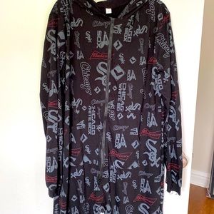 Chicago White Sox/Budweiser full zip union suit with hoodie XL